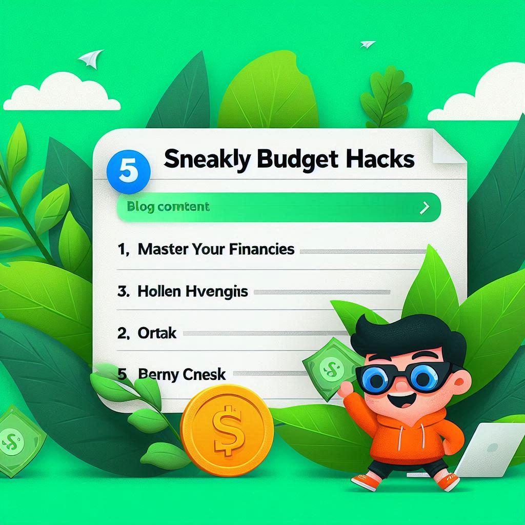 How to master my finances with sneaky budget hacks